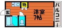 エステートタカツキの間取り画像