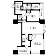アルグラッド ザ・タワー心斎橋の間取り画像