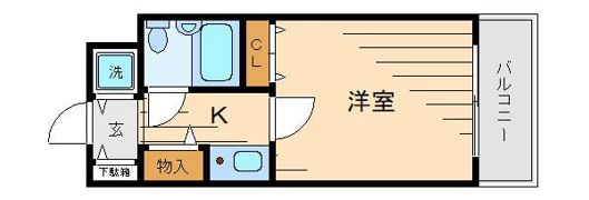 広洋フォルム大通り公園の間取り画像