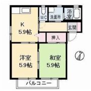 レーヴィンス B棟の間取り画像