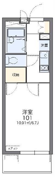 レオパレスAMIの間取り画像