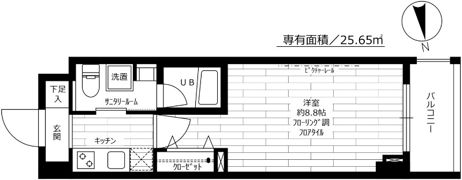 ステージグランデ神楽坂の間取り画像