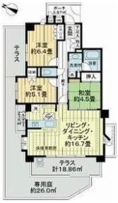 藤和東山公園ホームズの間取り画像