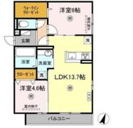 D-ROOM尾長東の間取り画像