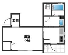 オレスコート板宿の間取り画像