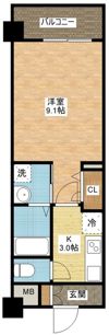 フロンティアききつⅠの間取り画像