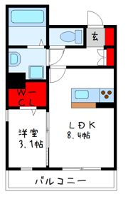 LevantSoleil泉ヶ丘の間取り画像