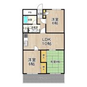 第2マンション寺直の間取り画像