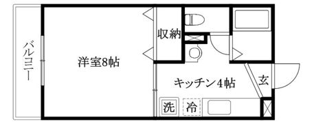 カレンハイツの間取り画像