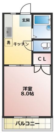 桜マンションの間取り画像