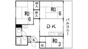 鈴蘭台第6団地3号棟の間取り画像