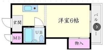 メゾンソレイユの間取り画像