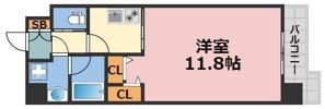 グランシス天満橋の間取り画像