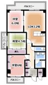 ロイヤルクレストの間取り画像