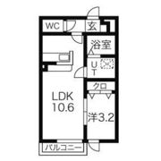 フルールドセゾンの間取り画像