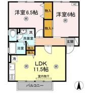 ハイカムール花尻 B棟の間取り画像