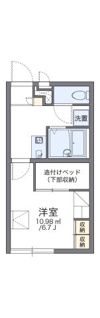レオパレスRinaの間取り画像