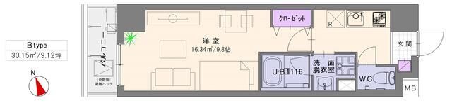 FelizRegalo．Sの間取り画像