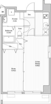 ペアパレス六町2号館の間取り画像