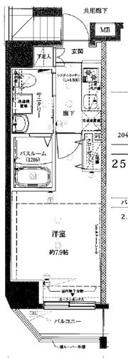 クレヴィスタ中板橋の間取り画像