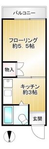 福島コーポの間取り画像