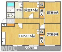 ガーデンプレイス城東の間取り画像