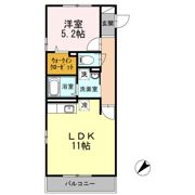 半夏生(ﾊﾝｹﾞｼｮｳ)の間取り画像