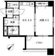 ユリカロゼ西新井駅前の間取り画像