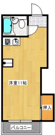 片原町駅北マンションの間取り画像