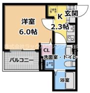 CRASTINE新森2丁目（クラスティーネシンモリニチョウメ）の間取り画像