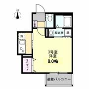 ベイグレイス蒔田の間取り画像