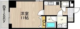 CITY SPIRE浜大津駅前の間取り画像
