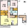 D-room喜多川 B棟の間取り画像