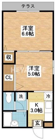 セラヴィふみの間取り画像