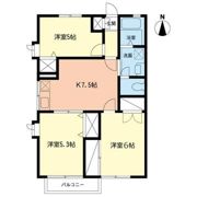 フォンテーヌドミールEの間取り画像