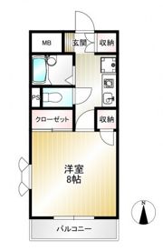 ハイシティー堀南の間取り画像