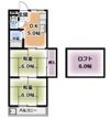 マインドハイツ平尾の間取り画像
