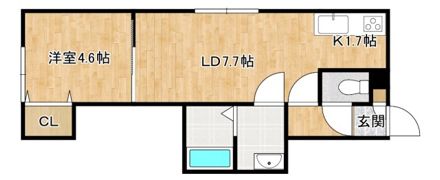 Gold Leaf(ゴールドリーフ)の間取り画像
