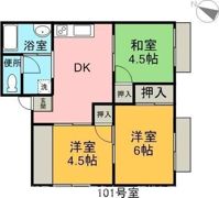 星加アパートの間取り画像