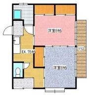 野地貸家の間取り画像