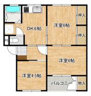 杉山ビルの間取り画像