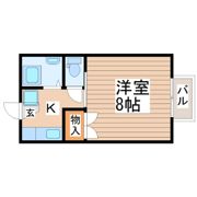 コーポ野草園の間取り画像