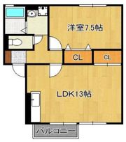 セジュール太賀の間取り画像