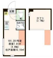 ハーモニーテラス中板橋Ⅲの間取り画像