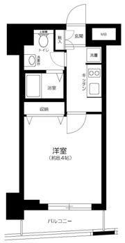 レーヴ 東京イースト フェルクルールの間取り画像