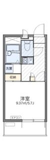 レオパレスオネスティⅤの間取り画像