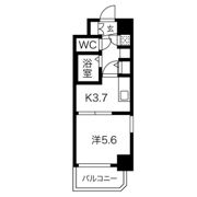 レジュールアッシュ梅田レジデンスの間取り画像