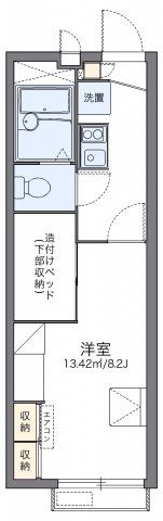 レオパレス砂漠のバラの間取り画像