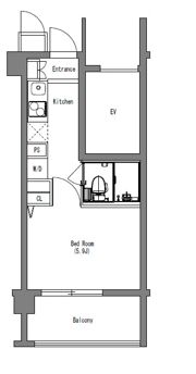 プライムアーバン月島の間取り画像