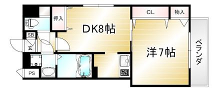 ウエストパレス小川の間取り画像